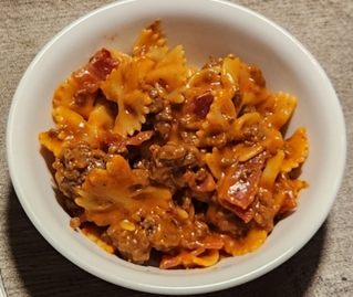 Bacon Cheeseburger Pasta