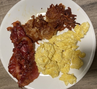 Bacon & Egg Hash