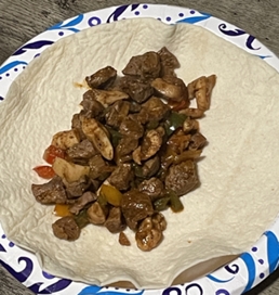 Dark Side Steak and Chicken Fajitas