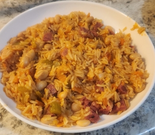 Ham & Northern Bean Pilaf