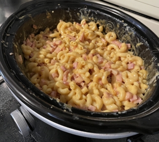 Crock Pot Mac & Cheese With Ham