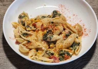 Parmesan Cream Cheese Shells